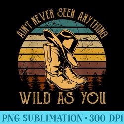 classic art boots and hat cowboy wilds as you - free png download
