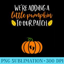womens pumpkin pregnancy announcement halloween baby reveal - high quality png files