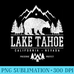 lake tahoe california bear mountains nature camping - png clipart