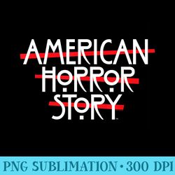 american horror story red bars logo - unique sublimation png download