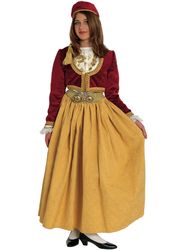 Greek traditional dress Amalia gold woman handmade
