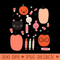 pumpkin candy fun - ready to print png designs