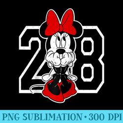 Disney Minnie Mouse 28 Raglan Baseball - High Quality PNG files - Defying the Norms