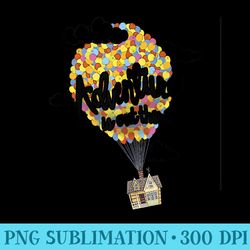 disney pixar up adventure house balloon - high resolution png designs