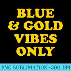 blue and gold game day group for high school football - png download gallery