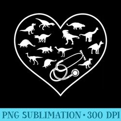 childrens nurse heart dinosaur - download transparent png images