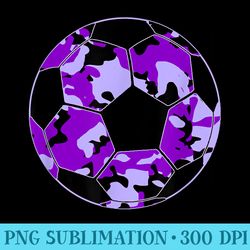 purple camo soccer purple camouflage soccer ball - shirt artwork download