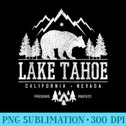 lake tahoe california bear mountains nature camping - printable png graphics