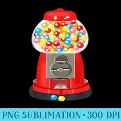 gumball machine t candy vending sweets graphic - png download