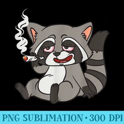 raccoon cannabis - png download template