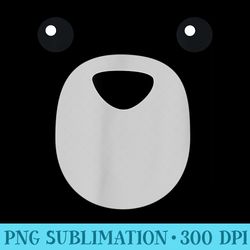 funny polar bear face easy halloween girls - shirt artwork download