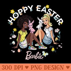 barbie - hoppy easter barbie - sublimation artwork png download
