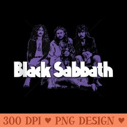 official black sabbath purple photo - sublimation printables png download