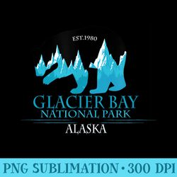 polar bear outline glacier bay national park - png file download