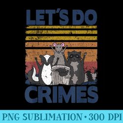 Lets Do Crimes Skunk Rat Raccoon - Download PNG images