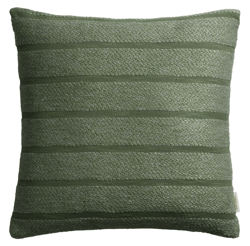 Oversized Tonal Stripe Throw Pillow , color: Hedge Green