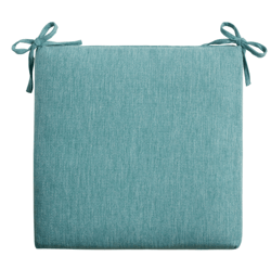 Textured Outdoor Chair Cushion , color: Teal