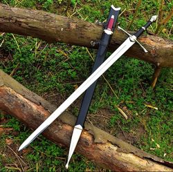 Monogram Sword, Costum Sword, , Engraved Sword,Chivalry Medieval Ring Short Sword / scabbard Christmas gift