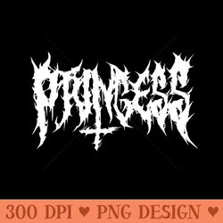 princess. death metal, extreme black metal band, girls - high quality png clipart