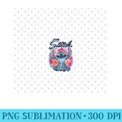 disney lilo & stitch airbrushed stitch - mug sublimation png