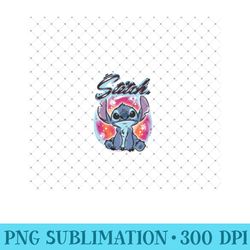 disney lilo & stitch airbrushed stitch - png graphics