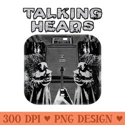 talking heads - printable png graphics - stunning sublimation graphics