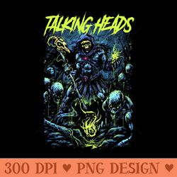 talking heads band design - png design downloads - transform your sublimation creations