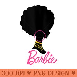 barbie - afro barbie - digital png artwork