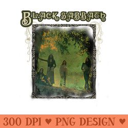 black sabbath official trees photo framed - png clipart download