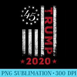 american flag design trump 2020trump 2020 men - png graphic download