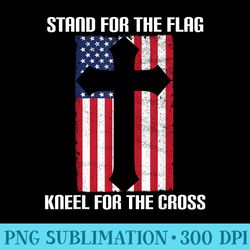 usa patriotic t american flag cross religious - transparent shirt mockup