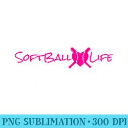 softball , love softball t, girls softball - high resolution png clipart