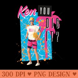 barbie - ken you dig it - png graphics download