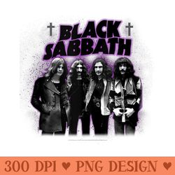black sabbath official masters of reality photo - sublimation templates png