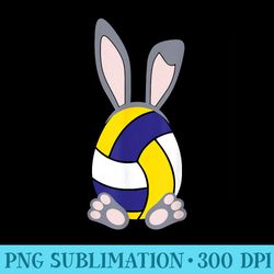 volleyball easter egg rabbit bunny t volleyball - high resolution png graphic
