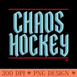 Chaos Hockey - Seattle Hockey - Sublimation PNG Designs