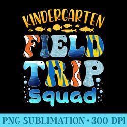 fish aquarium kindergarten field trip squad teacher student - png design assets