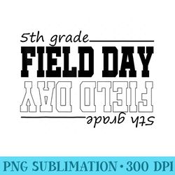 Field Day 2024 Fifth Grade school teacher kids Yellow - Mug Sublimation PNG