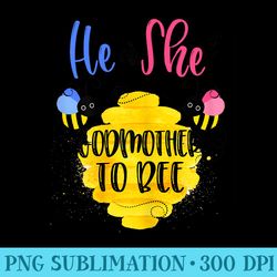 gender reveal what will it bee he or she godmother - png image file download