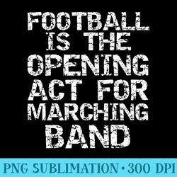 high school football is the opening act for marching band - high resolution png image