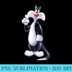 looney tunes sylvester airbrushed - download transparent shirt