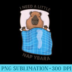 i need a little napybara sleeping capybara funny - png download graphic