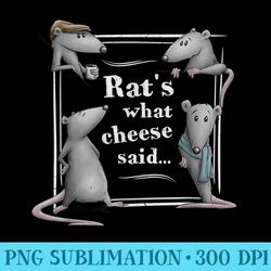 rats what cheese said funny rat dad joke rodent pun - png art files
