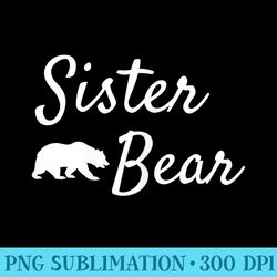 sister bear christmas papa bear mama bear baby bear - png download library