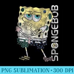 spongebob squarepants retro graphic print spongebob - png design downloads