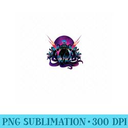 disney villains ursula 90s rock band neon - unique png artwork