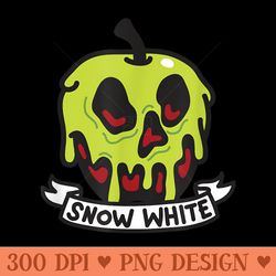 Disney Snow White Snow White Lower Banner Poison Apple - Mug Sublimation PNG
