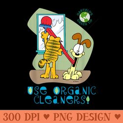 Garfield Organic Cleaners - Png Art Files