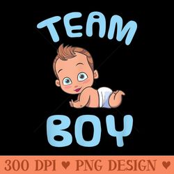 gender reveal team for baby shower party its a - high quality png files