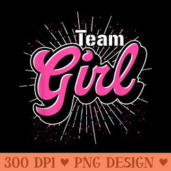 baby party baby announcement team girl gender reveal - png download